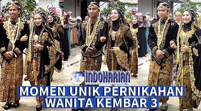 Viral Unik Pernikahan Anak Kembar 3 Di Jateng Viral Unik Pernikahan Anak Kembar 3 Di Jateng