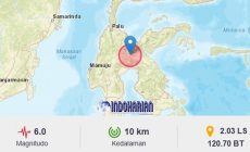 Permalink to Gempabumi Mag 6.0 Guncang Poso Sulteng, Berpusat di Darat