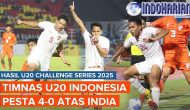 Permalink to Mandiri Chalange Series : Timnas Indonesia U-20 Pesta Gol 4-0 Melawan India