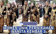 Permalink to Viral Unik Pernikahan Anak Kembar 3 Di Jateng