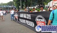 Permalink to Bentangkan Spanduk Prabowo Presiden, PAN: Hormati Hitungan KPU