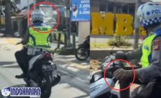 Permalink to Viral Polisi Yang Ketahuan Merokok Sambil Naik Motor