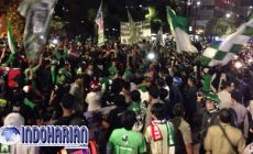 Permalink to Kacau!! Konvoi Bonek Ricuh, Polisi Sempat…
