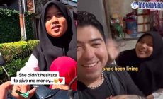 Permalink to Viral! Bule Bagi Uang Segepok, Ternyata Dia Adalah?